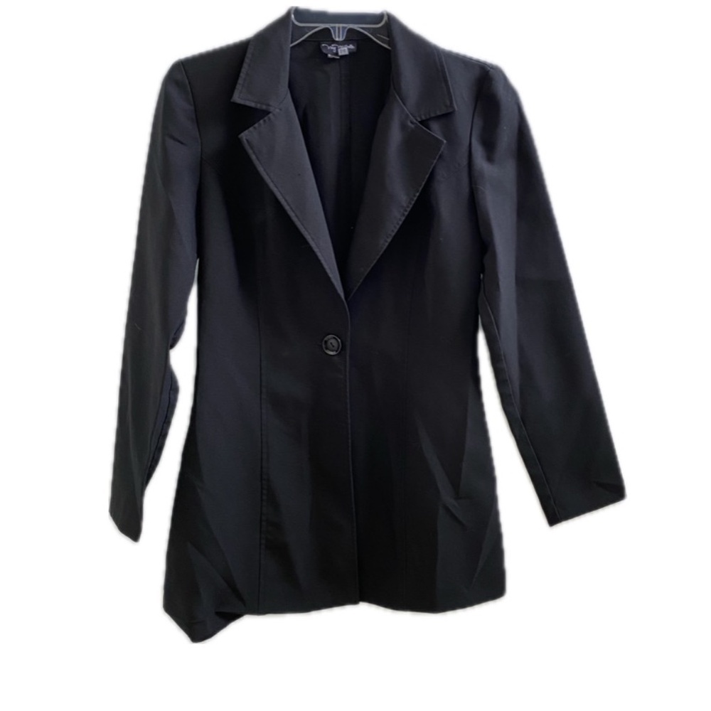 Junior's Vintage Black Blazer Size: 3/4